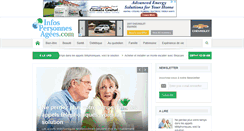 Desktop Screenshot of infos-personnes-agees.com